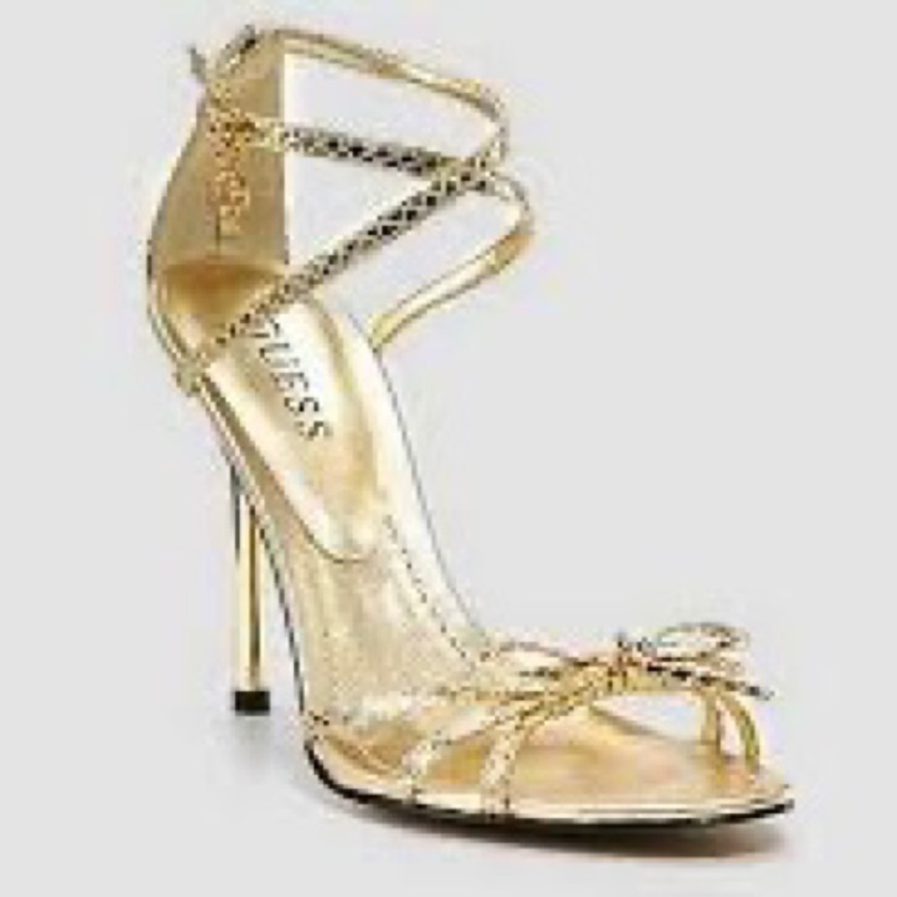Guess Gold 4” heels